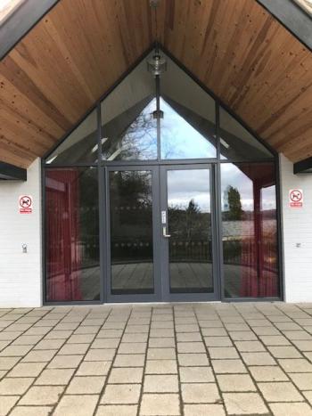 Entrance from outside